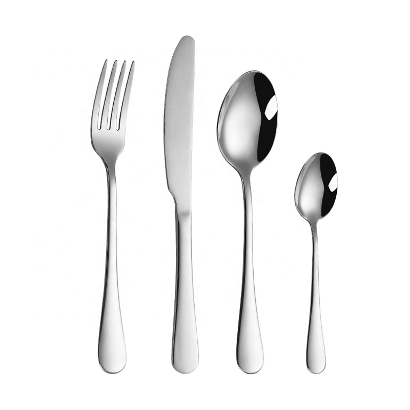 mirror polish high quality stainless steel cutlery silver inox flatware set