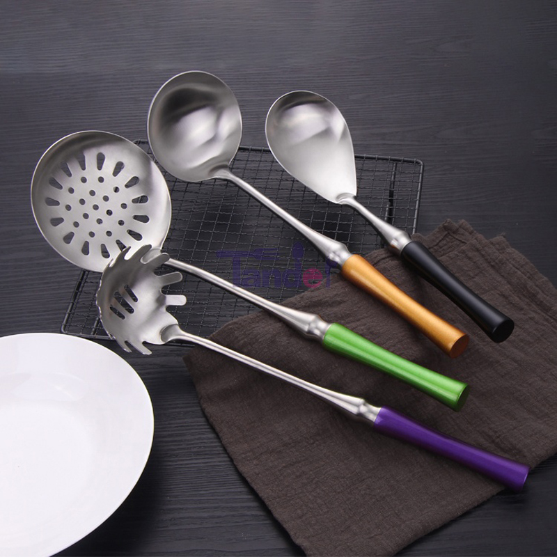 Stainless Steel cooking tool sets Accessory Kitchen Utensil Set with Holder
