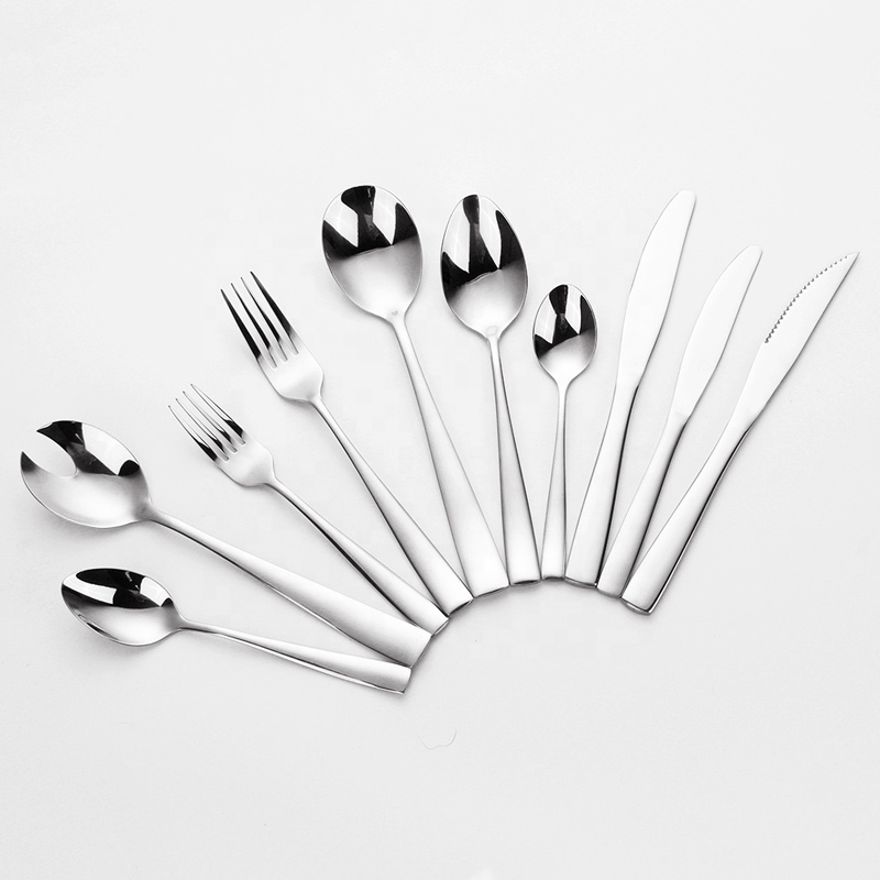 hot sale in the market stainless steel flatware silver set 18/0 cutlery storage